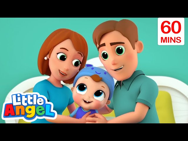 Yes Yes Baby John Song | Little Angel Sing Along | Learn ABC 123 | Fun Cartoons | Moonbug Kids