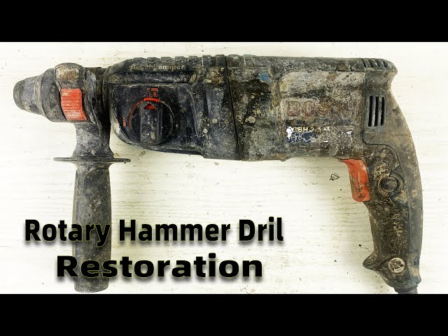 Rotary Hammer Drill Restoration | Bosch GBH 2-26E Restore