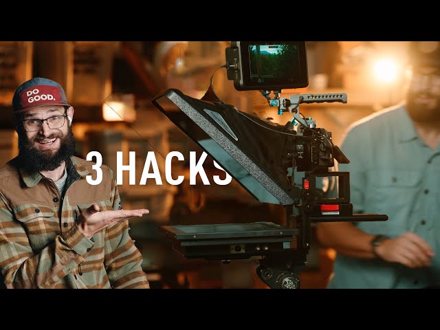 3 Teleprompter Hacks You Probably Didn't Know | Filmmaking
