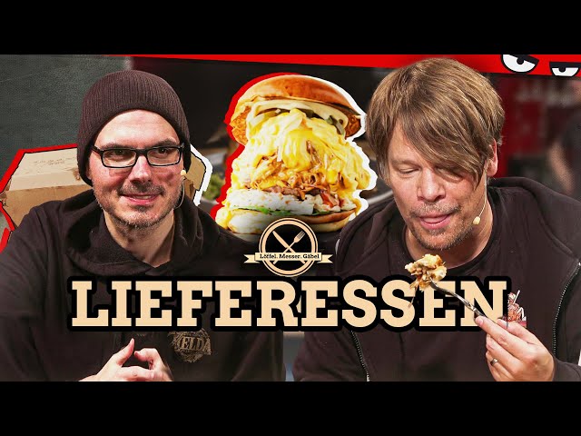 Schlabbi Burger & Jackfrucht-Chicken: Der XXL Lieferessen-Test | Löffel Messer Gäbel