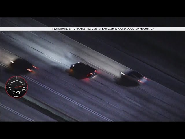 02/22/24: Corvette tops 170 mph in LA freeway chase