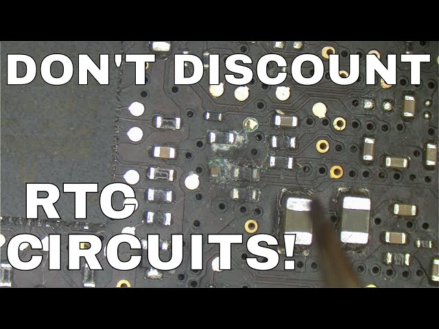 Finding broken vias and how RTC circuit failure presents itself