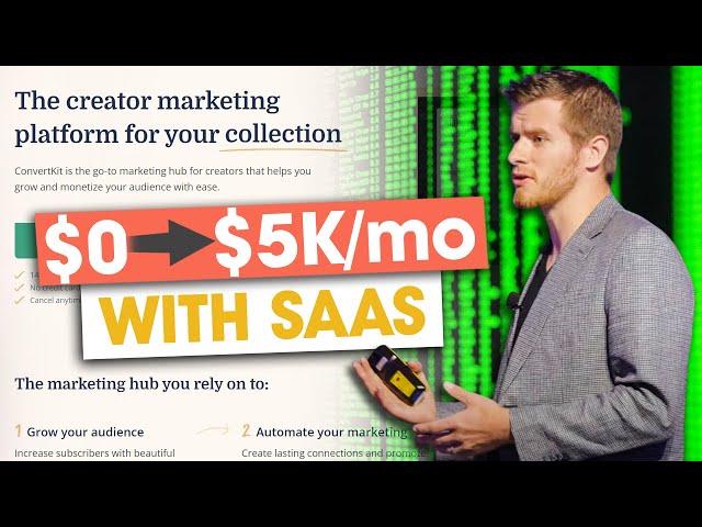I Went From Zero to $5,000/Month with SaaS – Nathan Barry, ConvertKit