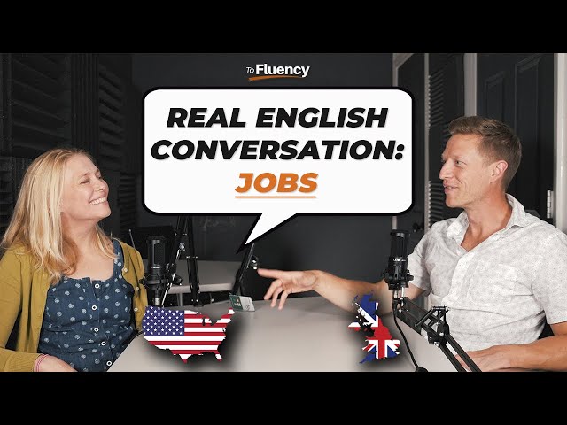 Advanced English Conversation: Talking Jobs and Time Off (British & American English with subtitles)