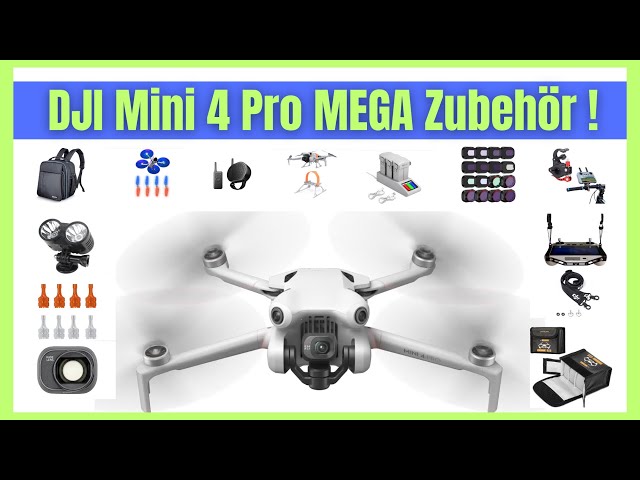 Dji Mini 4 Pro ! Verrückt & Nützlich !Das große Mega Zubehör Video !
