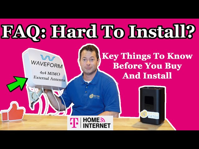 ✅ How Difficult Is The Install? 4x4 MIMO External Antenna On T-Mobile 5G Home Internet? - FAQ #3
