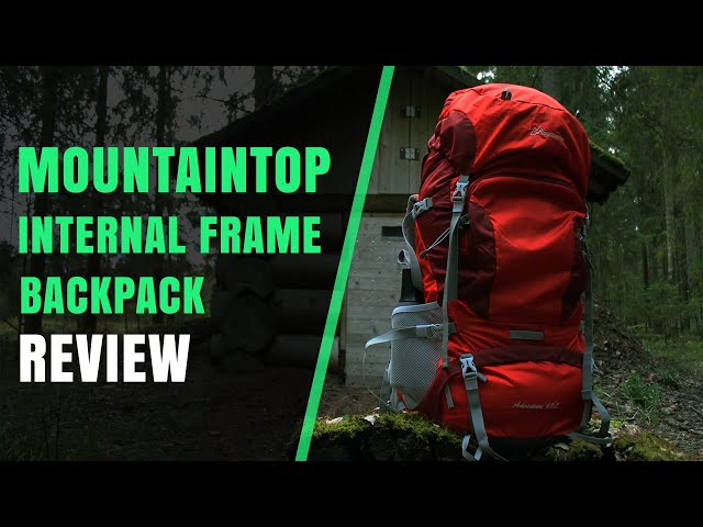 Mountaintop 60L Internal Frame Backpack Review | Affordable Internal Frame Backpack From Amazon