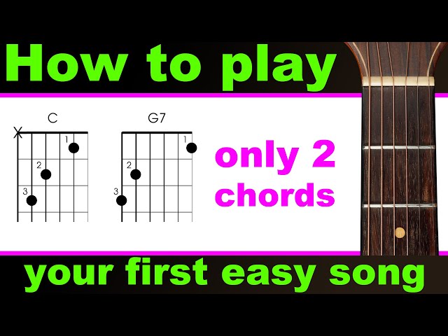 a very easy guitar tune to play, only 2 chords. Absolute beginners guitar course