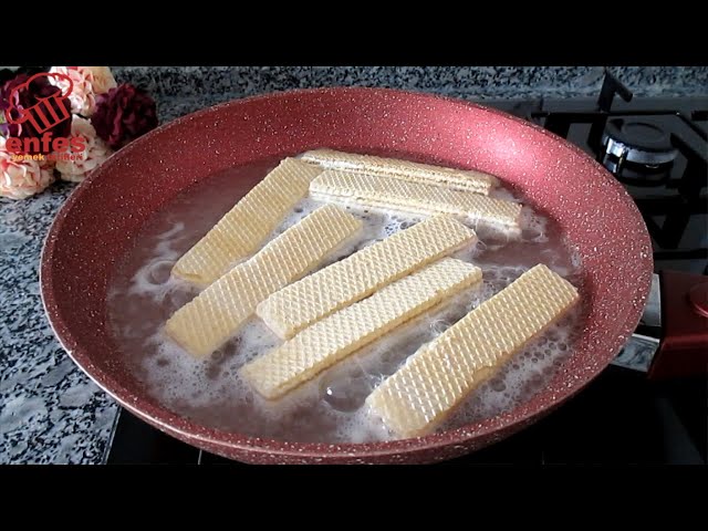 Throw the wafers into boiling water❗ This recipe will blow your mind❗️ A very simple recipe!