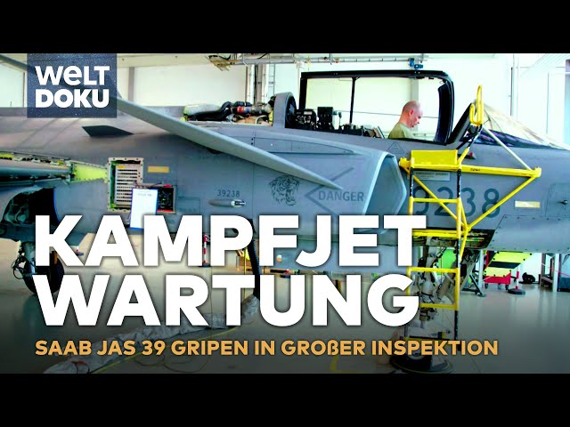 SAAB JAS 39 GRIPEN: "Das Biest" in großer Inspektion - Kampfjet-Generalüberholung | WELT HD DOKU