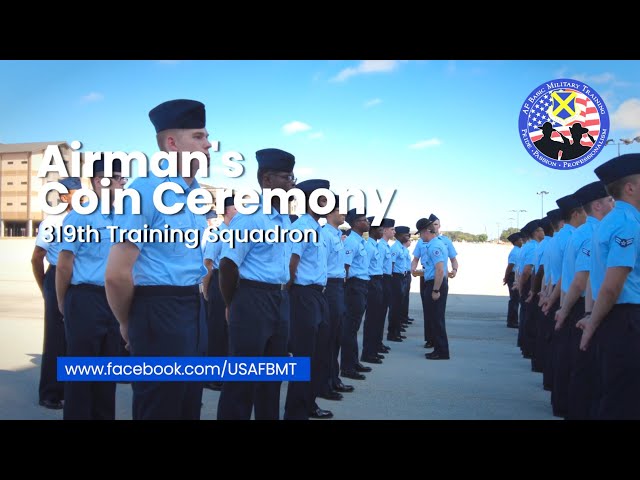 319th Training Squadron Airman's Coin and Retreat Ceremony -- August 2, 2023