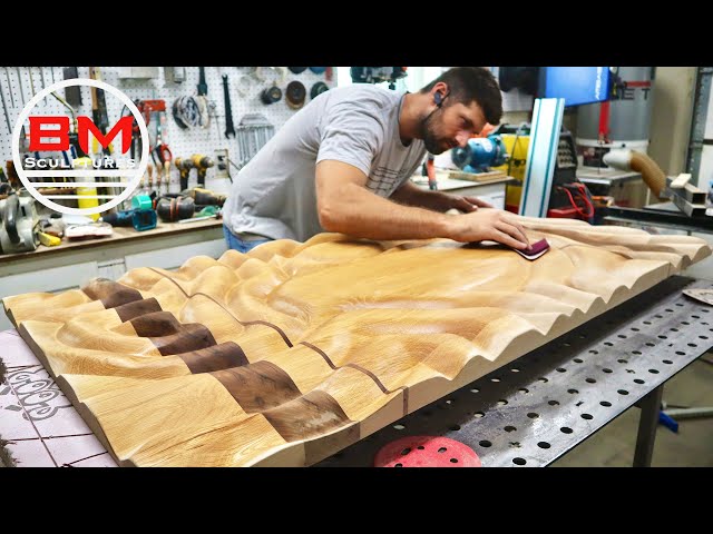 Power Carving & Laser Cutting a Wooden Sign