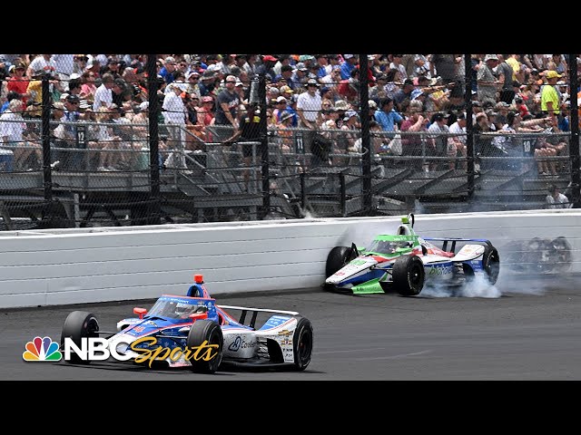 Sting Ray Robb crashes on Lap 90 of Indy 500 at Indianapolis Motor Speedway | Motorsports on NBC