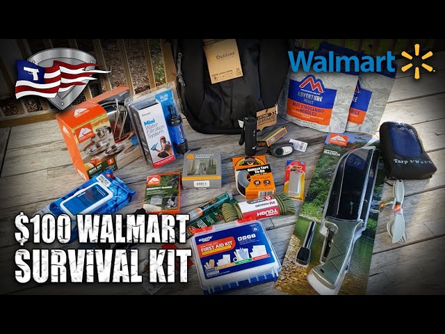 $100 Walmart Survival Kit / DIY Budget Bug Out Bag