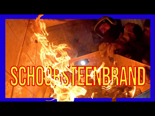 Chimney fire - VOLUNTEERS DUTCH FIREFIGHTERS -