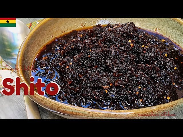 SHITO (Ghanaian Black Chili Oil/Sauce)I How to make the Tastiest & Quickest -✔