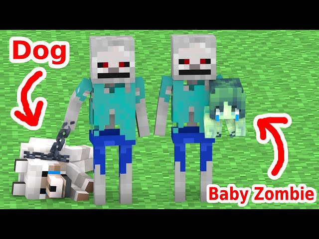Monster School : Rescuing Baby Zombie Girl - Minecraft Animation