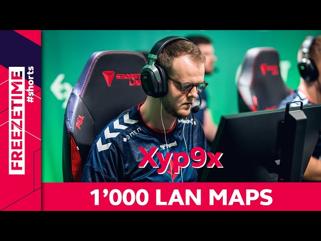Xyp9x - 1'000 lan maps - FreezeTime #shorts