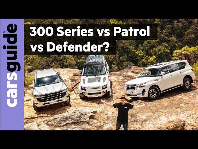 Land Cruiser 300 Series vs Patrol vs Defender 2022 comparison review: Off-road, towing, on-road!