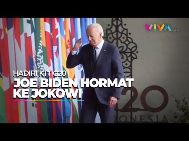 Hanya Joe Biden Kasih Salam Hormat ke Jokowi di KTT G20