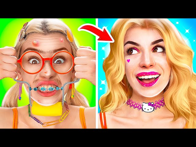 From Nerd To Beauty! Extreme Makeover With Gadgets From TikTok!