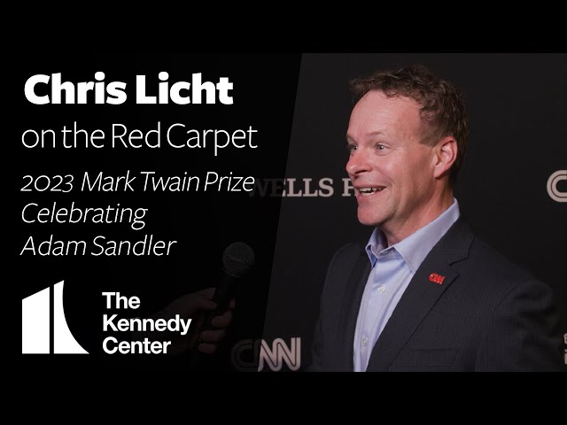 Chris Licht - 2023 Mark Twain Prize Red Carpet (Adam Sandler)