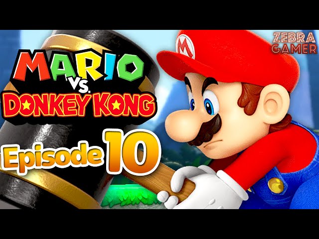 Mario vs. Donkey Kong Gameplay Walkthrough Part 10 - World 2+! Donkey Kong Jungle Plus!