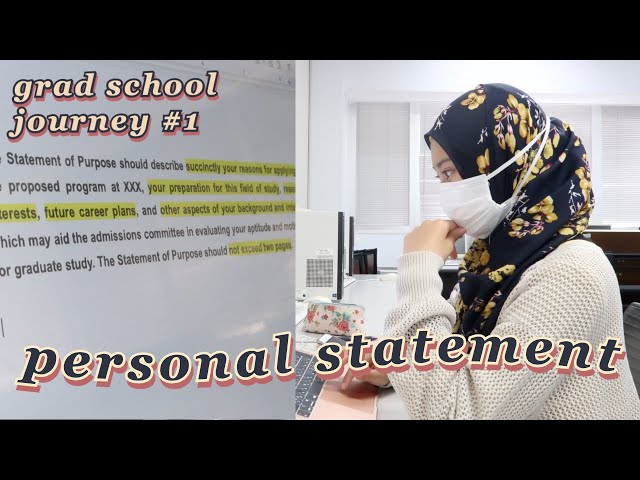 Step-by-Step Nulis Personal Statement | Grad School Journey Ep. 1