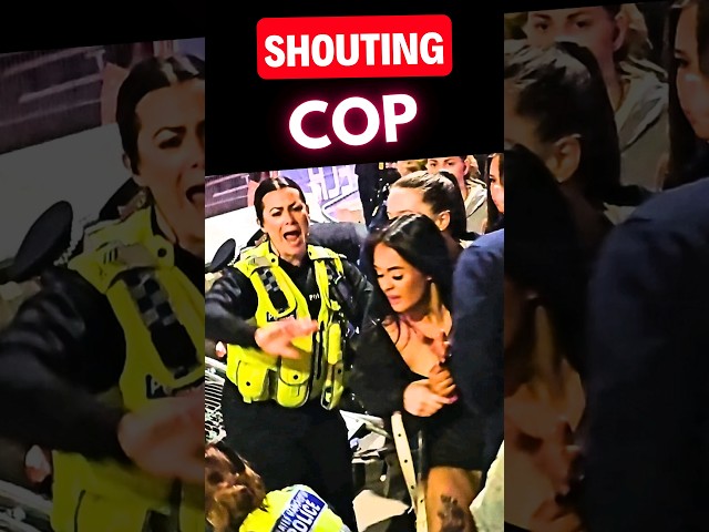 SHOUTING COP GETS SHOUTY !!!
