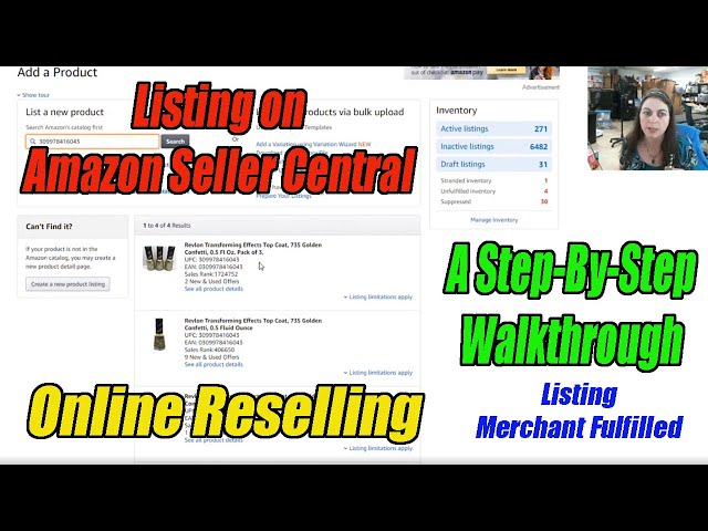 Listing On Amazon For Merchant Fulfill - Online Reselling - A step by step walk through! Super Easy