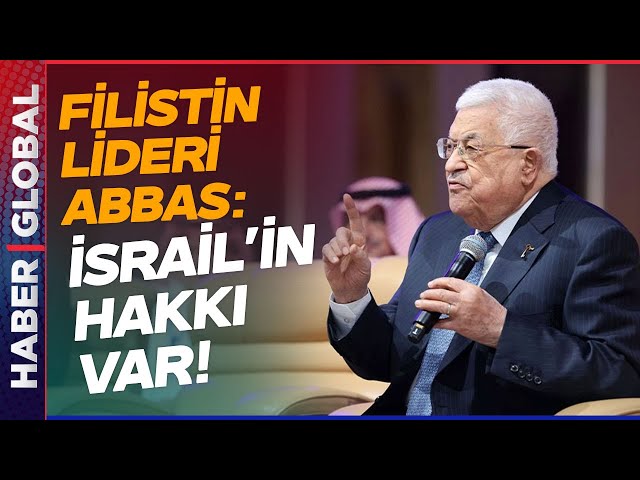 Mahmud Abbas'tan Tüm Dünyayı Şoke Eden İsrail Açıklaması: Hakkı Var