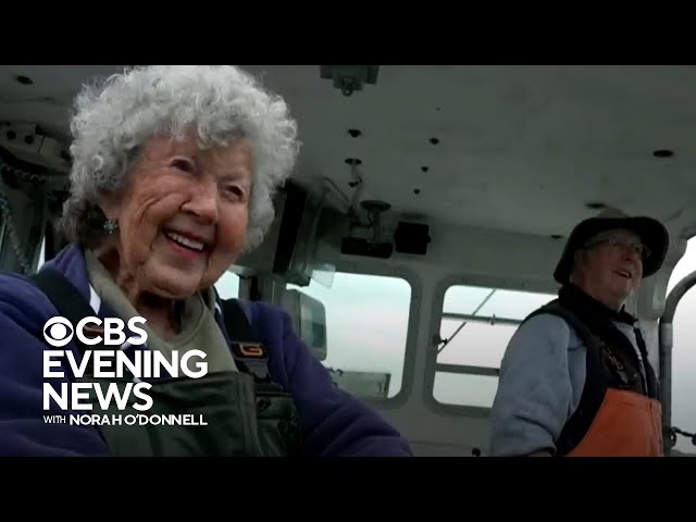 103-year-old lobster fisherman embarks on her 95th season on the water