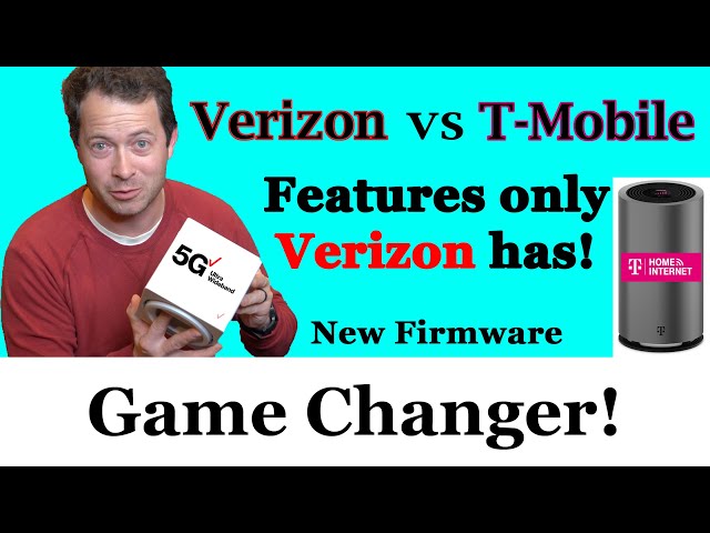 ✅ Verizon Takes The Edge!  New Firmware Adds Features To Out Do T-Mobile 5G Home Internet