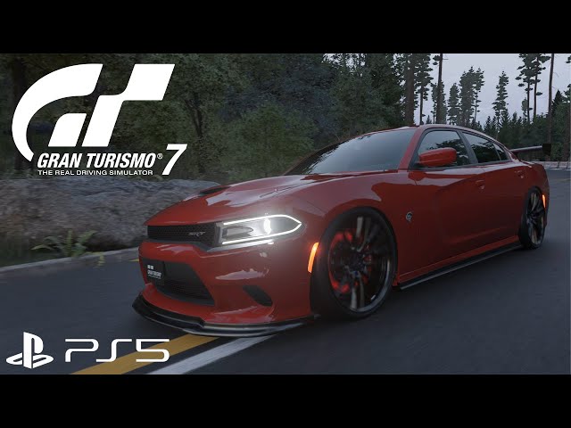 Gran Turismo 7: Trial Mountain Circuit - Dodge Charger SRT Hellcat (4K 60FPS PS5 Gameplay) Part 12