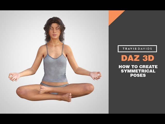 Daz 3D - How To Create Symmetrical Poses