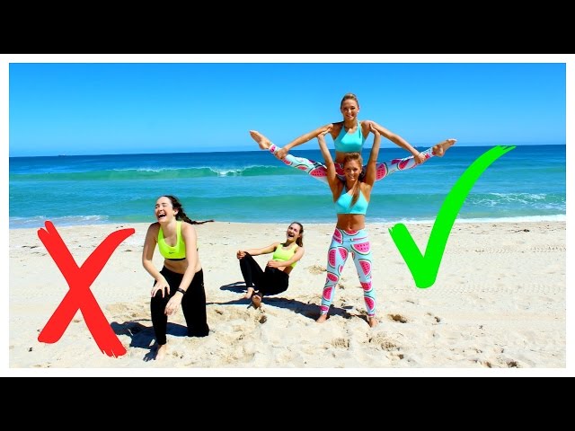 EXTREME YOGA Challenge TWINS Vs Sisters!