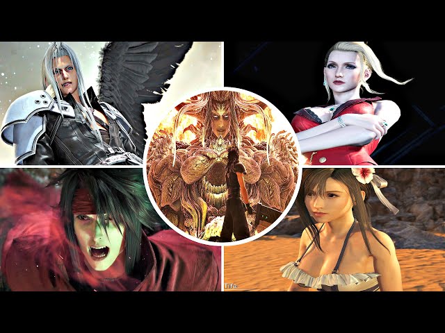 Final Fantasy 7 Rebirth - All Bosses & Ending 2024 (PS5 4K)