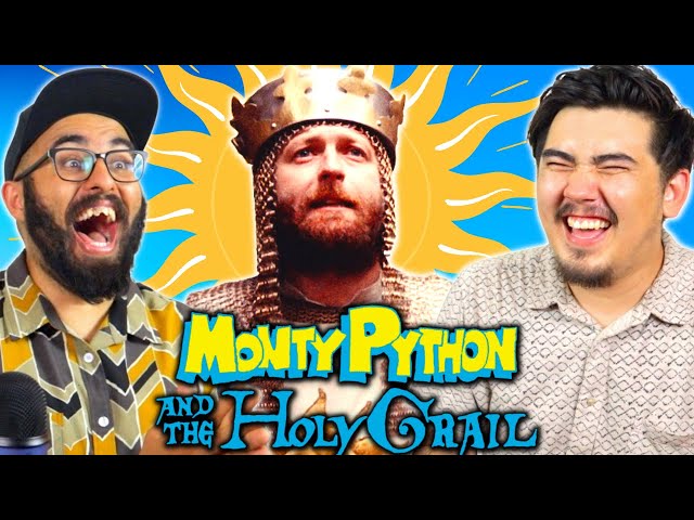*MONTY PYTHON AND THE HOLY GRAIL* had us roaring (First time watching reaction)