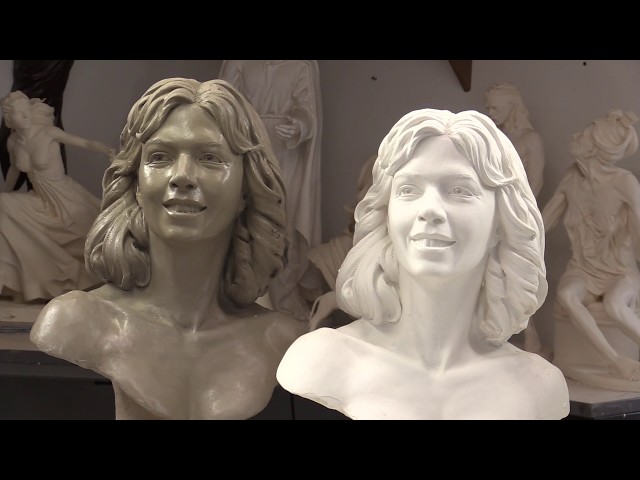 Sculpting a Portrait, Making a Mold and a Cast