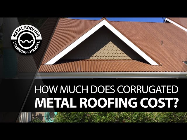 How Much Does Corrugated Metal Roofing Cost? Materials + Installation + Factors That Increase Price