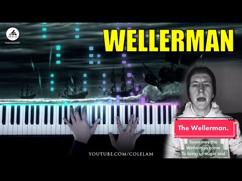 Wellerman Sea Shanty Piano Tutorial Piano Cover | Cole Lam