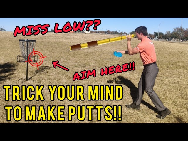 Missing Putts Low?? Aim Low!!//Disc Golf Drill