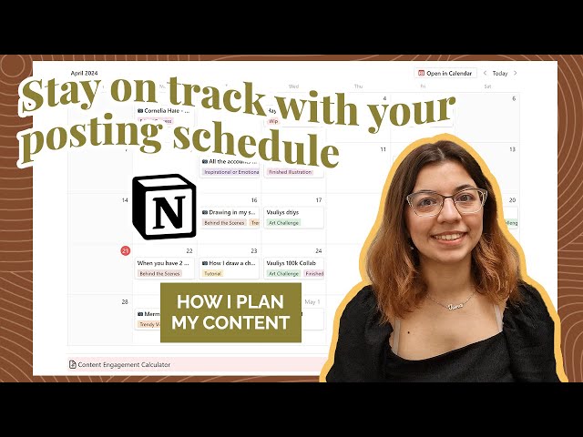 How I use Notion to stay consistent (as an artist on social media...)