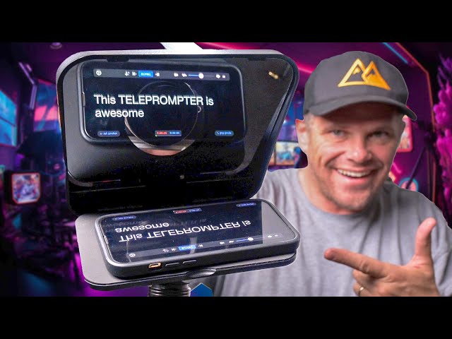Best Teleprompter UNDER $50!! (Ulanzi Universal Teleprompter Review)