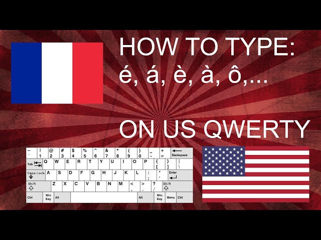 How to Write French Accents on US QWERTY Keyboard