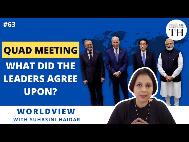 Quad Meeting: What did the leaders agree upon? | Worldview with Suhasini Haidar