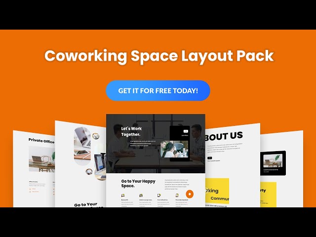 Get a FREE Coworking Space Layout Pack for Divi