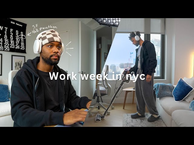 a (productive) week working and living in nyc 9-5 tech job 👨🏾‍💻