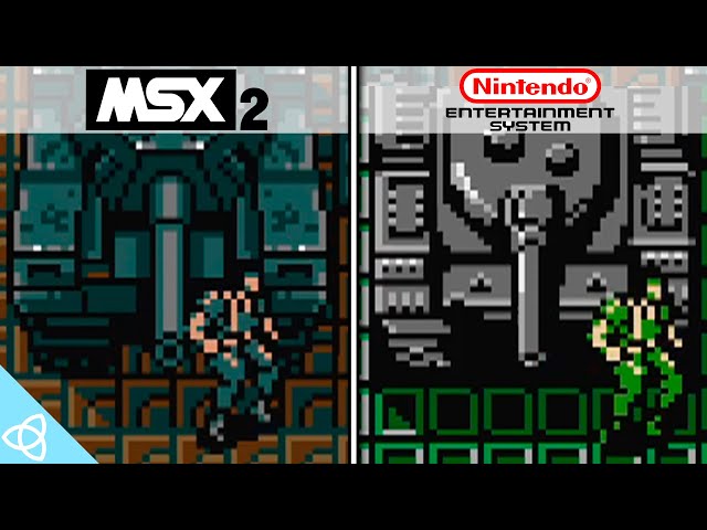 Metal Gear - MSX vs. NES | Side by Side
