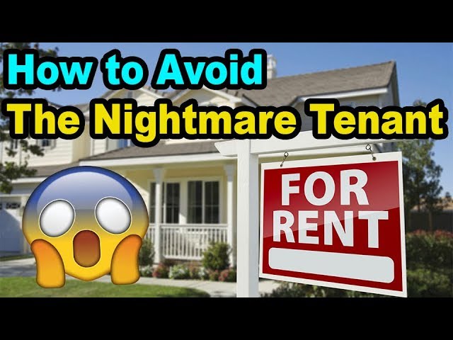 Avoid the NIGHTMARE tenant and eviction: My Tenant screening process